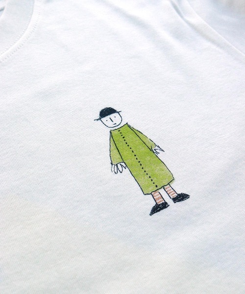 CASA PICONE(カーサピッコーネ)の「プリント長袖Tシャツ(ロンT)(Tシャツ/カットソー・レディース・ホワイト×ブルー/ホワイト×イエロー・S/M)」の13枚目の写真