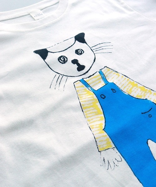 CASA PICONE(カーサピッコーネ)の「プリント長袖Tシャツ(ロンT)(Tシャツ/カットソー・レディース・ホワイト×ブルー/ホワイト×イエロー・S/M)」の14枚目の写真