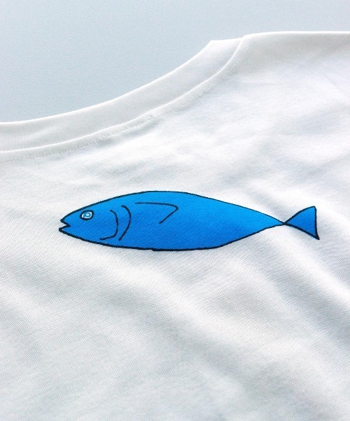 CASA PICONE(カーサピッコーネ)の「プリント長袖Tシャツ(ロンT)(Tシャツ/カットソー・レディース・ホワイト×ブルー/ホワイト×イエロー・S/M)」の15枚目の写真