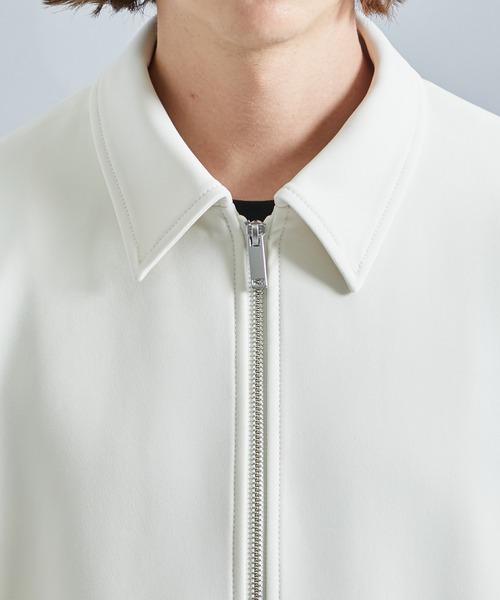 STUDIOUS（ステュディオス）の「Double Core ジップブルゾン（ブルゾン・メンズ・ライトブルーグレー/アイボリー/ブラック・1/2/3）」の19枚目の写真