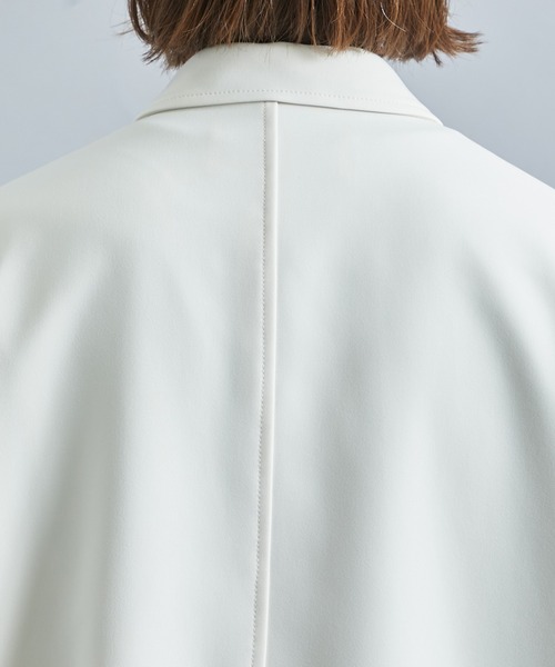 STUDIOUS（ステュディオス）の「Double Core ジップブルゾン（ブルゾン・メンズ・ライトブルーグレー/アイボリー/ブラック・1/2/3）」の22枚目の写真