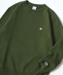 Champion/チャンピオン 裏起毛 コットンUSA ワンポイントロゴ クルーネックスウェットトレーナー レディース メンズ