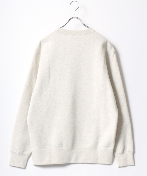 Champion(チャンピオン)の「Champion/チャンピオン 裏起毛 コットンUSA ワンポイントロゴ クルーネックスウェットトレーナー レディース メンズ(スウェット・メンズ・グレー/オートミール/ネイビー/ダークグリーン/ブラック/ダークグレー/オリーブ・XL/L/M)」の9枚目の写真