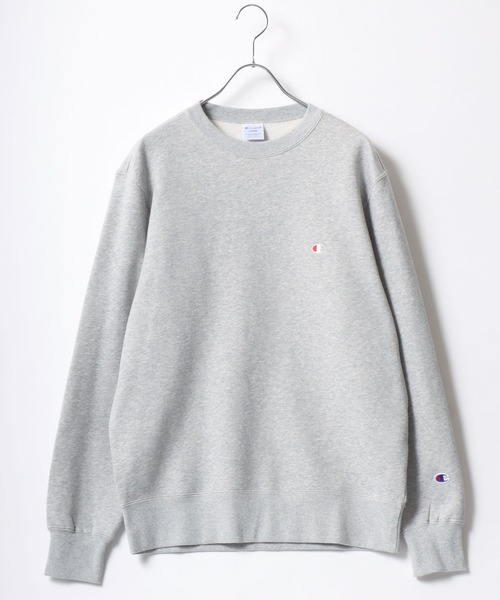 Champion(チャンピオン)の「Champion/チャンピオン 裏起毛 コットンUSA ワンポイントロゴ クルーネックスウェットトレーナー レディース メンズ(スウェット・メンズ・グレー/オートミール/ネイビー/ダークグリーン/ブラック/ダークグレー/オリーブ・XL/L/M)」の10枚目の写真