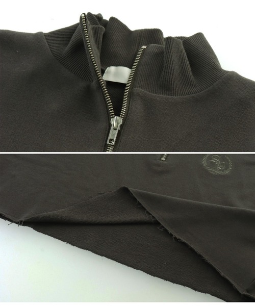 ANAP（アナップ）の「エンブレム刺繍ハーフジップ裏毛トップス（スウェット・レディース・スミクロ/ライトグレー・FREE）」の18枚目の写真