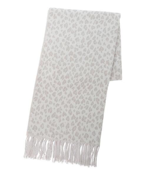 Lugnoncure（ルノンキュール）の「レオパード柄ストール（ストール/ショール・レディース・ベージュ/グレー・F）」の6枚目の写真