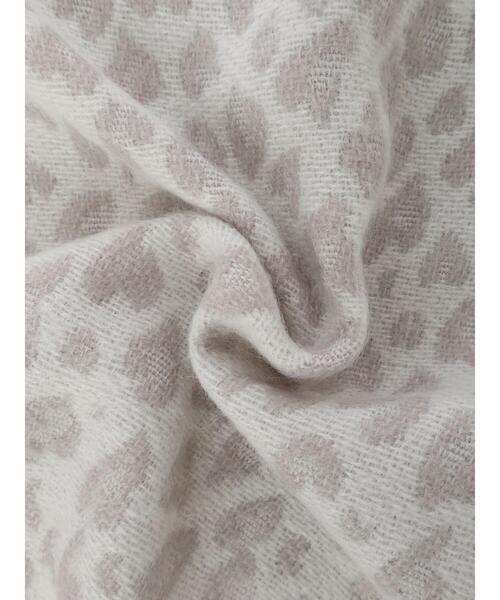 Lugnoncure（ルノンキュール）の「レオパード柄ストール（ストール/ショール・レディース・ベージュ/グレー・F）」の9枚目の写真