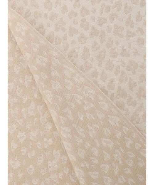 Lugnoncure（ルノンキュール）の「レオパード柄ストール（ストール/ショール・レディース・ベージュ/グレー・F）」の10枚目の写真