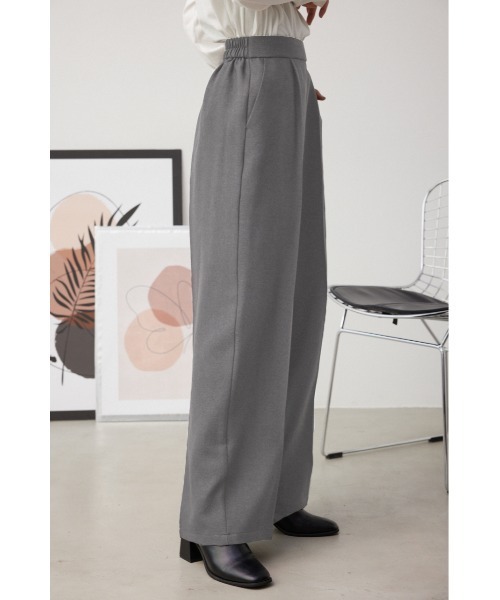 AZUL by moussy（アズールバイマウジー）の「イージーワイドパンツ（その他パンツ・レディース・ブラック/グレー・SMALL/MEDIUM）」の13枚目の写真