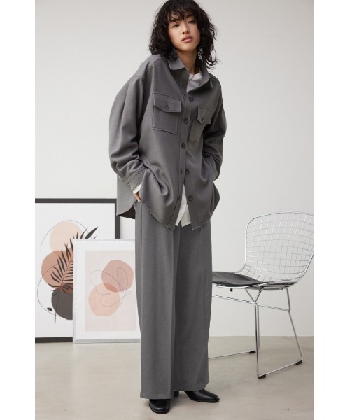 AZUL by moussy（アズールバイマウジー）の「イージーワイドパンツ（その他パンツ・レディース・ブラック/グレー・SMALL/MEDIUM）」の15枚目の写真