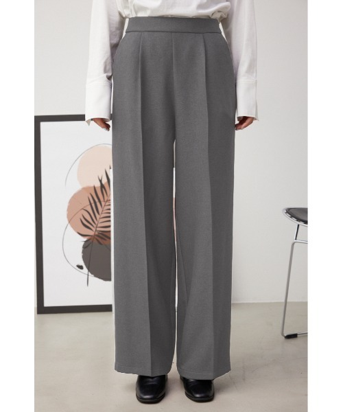 AZUL by moussy（アズールバイマウジー）の「イージーワイドパンツ（その他パンツ・レディース・ブラック/グレー・SMALL/MEDIUM）」の16枚目の写真