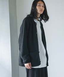 【WEB限定】モヘヤライク畦編みカーディガン