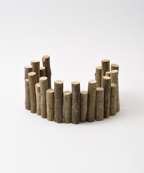 I.D.E.A international(イデアインターナショナル)の「ウッドフェンススタンド(その他雑貨・レディース・ブラウン/グレー・フリ-)」の2枚目の写真