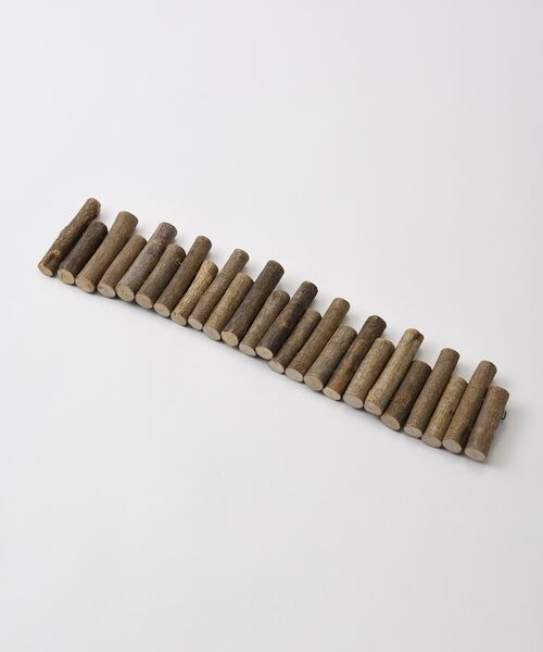 I.D.E.A international(イデアインターナショナル)の「ウッドフェンススタンド(その他雑貨・レディース・ブラウン/グレー・フリ-)」の4枚目の写真