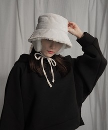 minia | イヤーマフ付きファーバケハ(ハット)
