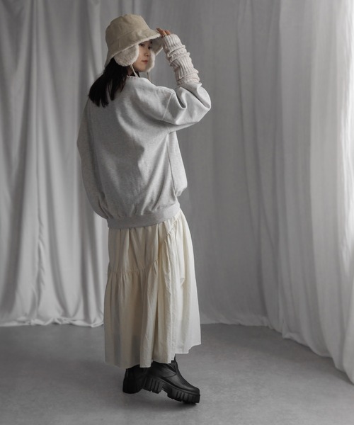 minia(ミニア)の「イヤーマフ付きファーバケハ(ハット・レディース・ブラック/アイボリー/ベージュ・FREE)」の5枚目の写真