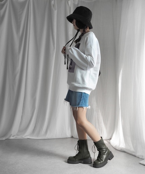 minia(ミニア)の「イヤーマフ付きファーバケハ(ハット・レディース・ブラック/アイボリー/ベージュ・FREE)」の18枚目の写真