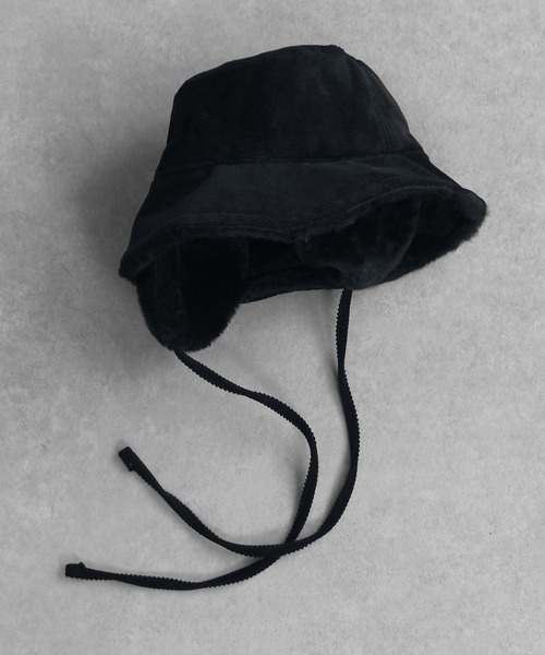 minia(ミニア)の「イヤーマフ付きファーバケハ(ハット・レディース・ブラック/アイボリー/ベージュ・FREE)」の16枚目の写真