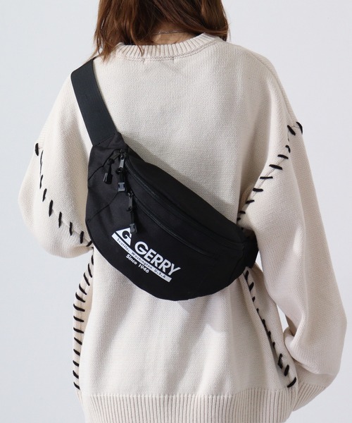 GERRY(ジェリー)の「GERRY プリントボディバッグ ウエストポーチ(ボディバッグ/ウエストポーチ・レディース・ブラック/ホワイト・FREE)」の15枚目の写真