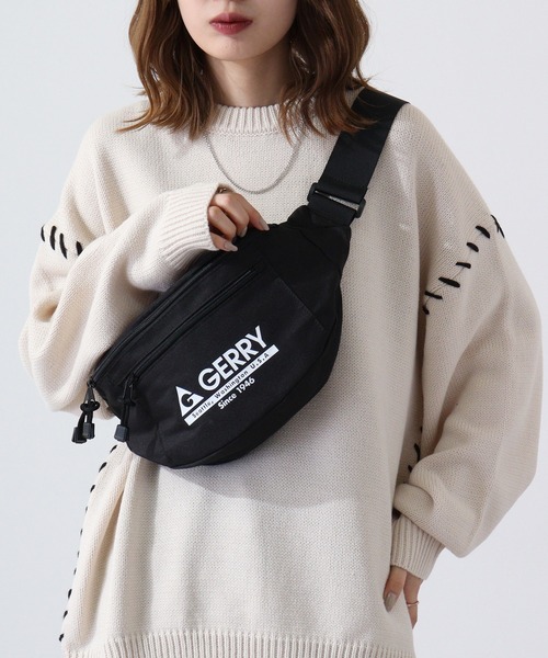 GERRY(ジェリー)の「GERRY プリントボディバッグ ウエストポーチ(ボディバッグ/ウエストポーチ・レディース・ブラック/ホワイト・FREE)」の14枚目の写真