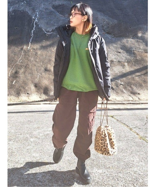 BACK NUMBER（バックナンバー）の「【BACK NUMBER】ワンポイントロゴプルオーバーニット（ニット/セーター・レディース・ワイン/グリーン・M/L）」の18枚目の写真