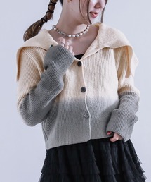 osharewalker | 【ZOZO限定】『ビッグカラーグラデーションニットカーディガン』(カーディガン/ボレロ)