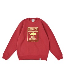 NOTHINKER（ノーシンカー）の「RESPECT THE LOCALS Crewneck Sweat（スウェット）」