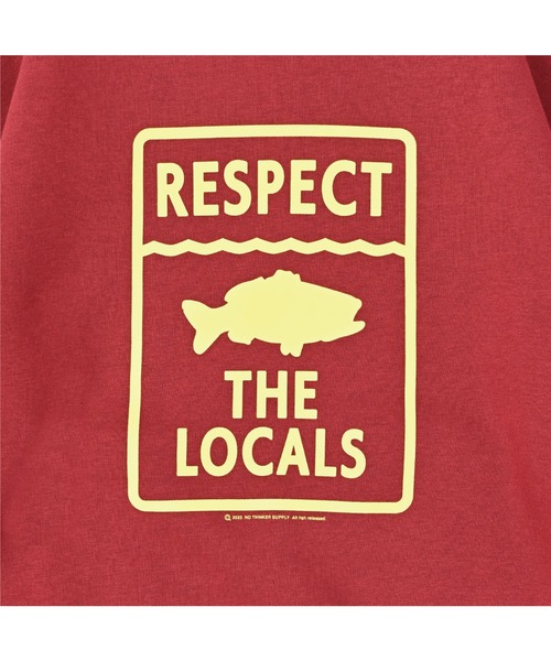 NOTHINKER(ノーシンカー)の「RESPECT THE LOCALS Crewneck Sweat(スウェット・メンズ・ネイビー/グレー系その他/バーガンディー・MEDIUM/LARGE/X-LARGE)」の13枚目の写真