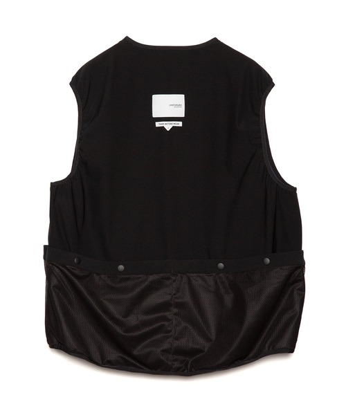 yoshiokubo(ヨシオクボ)の「yoshiokubo ヨシオクボ / RV CROSS LINE VEST リバーシブルクロスラインベスト / YKS24509(ベスト・メンズ・カーキ/ブラック・3)」の4枚目の写真