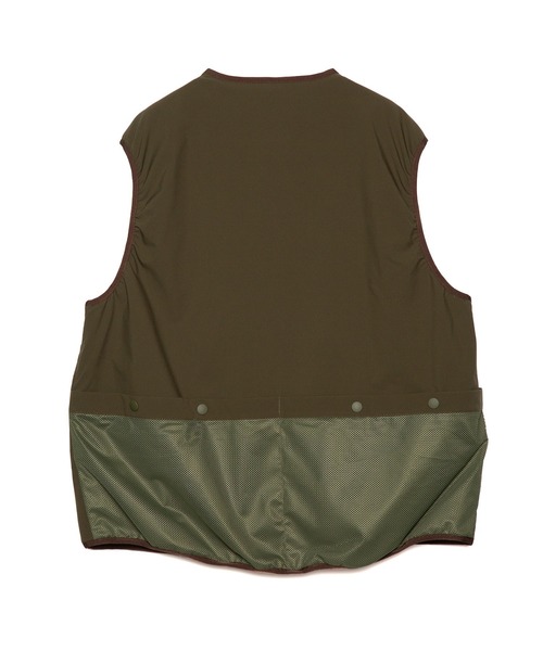yoshiokubo(ヨシオクボ)の「yoshiokubo ヨシオクボ / RV CROSS LINE VEST リバーシブルクロスラインベスト / YKS24509(ベスト・メンズ・カーキ/ブラック・3)」の5枚目の写真