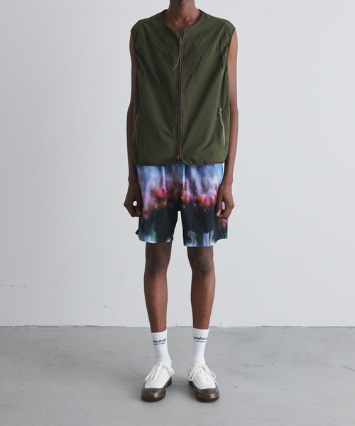 yoshiokubo(ヨシオクボ)の「yoshiokubo ヨシオクボ / RV CROSS LINE VEST リバーシブルクロスラインベスト / YKS24509(ベスト・メンズ・カーキ/ブラック・3)」の7枚目の写真
