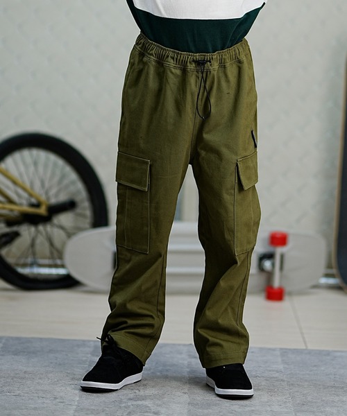 DC(ディーシー)の「DC/ディーシー キッズ ワイド カーゴ パンツ パンツ 親子コーデ スケートボード セットアップ YPT241503(カーゴパンツ・キッズ・インディゴブルー/オリーブ/ライトインディゴブルー・140cm/160cm/120cm/150cm/130cm)」の5枚目の写真