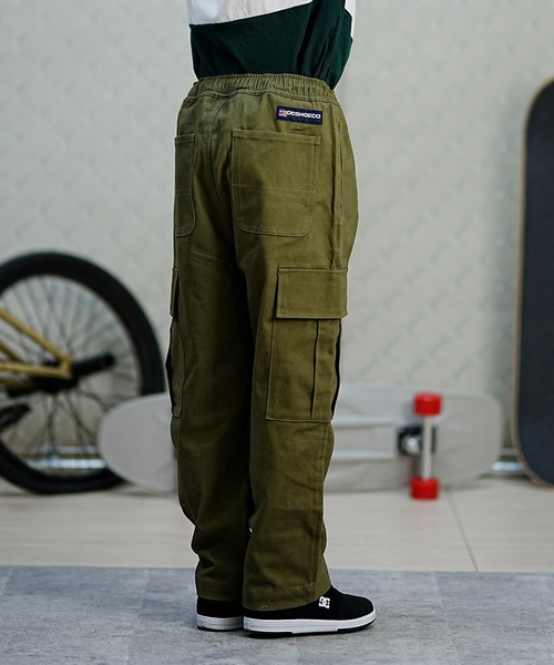 DC(ディーシー)の「DC/ディーシー キッズ ワイド カーゴ パンツ パンツ 親子コーデ スケートボード セットアップ YPT241503(カーゴパンツ・キッズ・インディゴブルー/オリーブ/ライトインディゴブルー・140cm/160cm/120cm/150cm/130cm)」の9枚目の写真