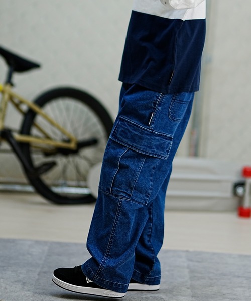 DC(ディーシー)の「DC/ディーシー キッズ ワイド カーゴ パンツ パンツ 親子コーデ スケートボード セットアップ YPT241503(カーゴパンツ・キッズ・インディゴブルー/オリーブ/ライトインディゴブルー・140cm/160cm/120cm/150cm/130cm)」の16枚目の写真