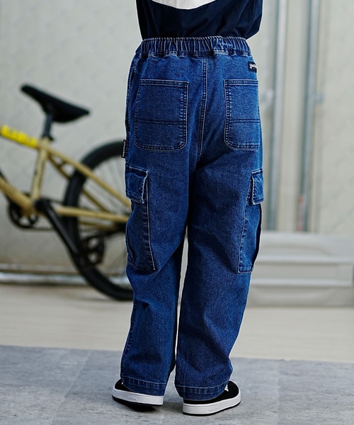 DC(ディーシー)の「DC/ディーシー キッズ ワイド カーゴ パンツ パンツ 親子コーデ スケートボード セットアップ YPT241503(カーゴパンツ・キッズ・インディゴブルー/オリーブ/ライトインディゴブルー・140cm/160cm/120cm/150cm/130cm)」の20枚目の写真