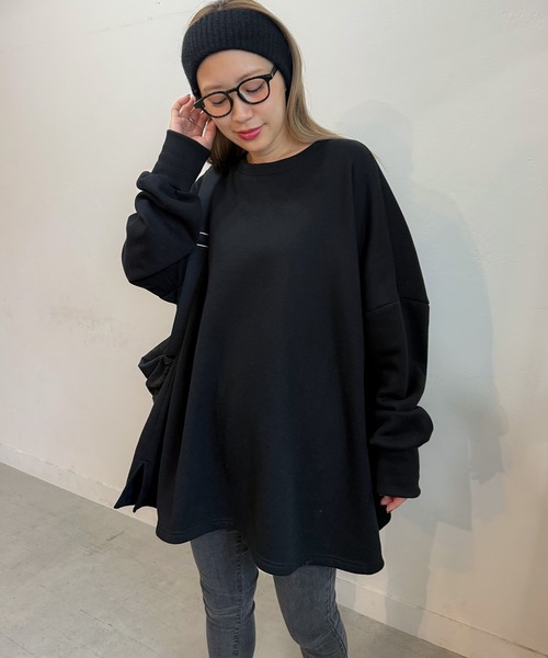 裏起毛ドルマンロンTee（Tシャツ/カットソー）｜PICHI（ピイチ）の