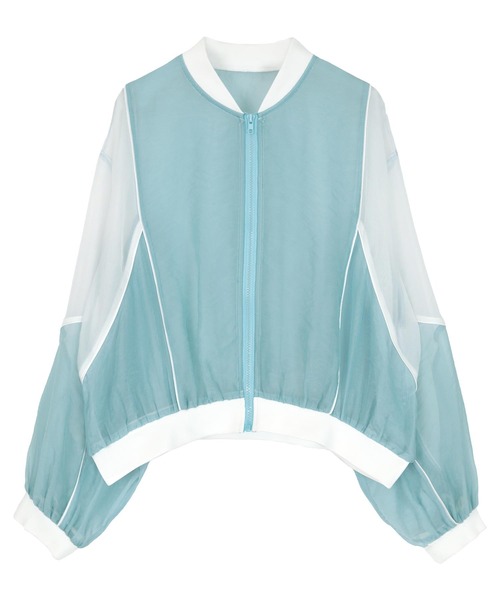 miette（ミエット）の「ボリュームシアーブルゾン（ブルゾン・レディース・ブラック/ライトブルー・FREE）」の18枚目の写真