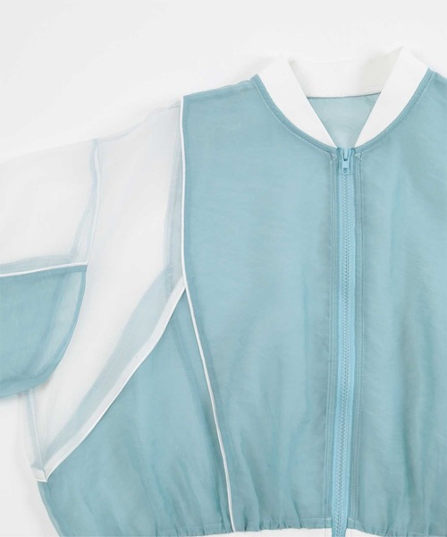 miette（ミエット）の「ボリュームシアーブルゾン（ブルゾン・レディース・ブラック/ライトブルー・FREE）」の19枚目の写真