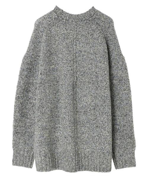 Green　Parks（グリーンパークス）の「ふわふわMixニットプルオーバー（ニット/セーター・レディース・ブラック/ブルー/ピンク/オフホワイト・FREE）」の14枚目の写真