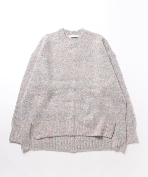 Green　Parks（グリーンパークス）の「ふわふわMixニットプルオーバー（ニット/セーター・レディース・ブラック/ブルー/ピンク/オフホワイト・FREE）」の17枚目の写真