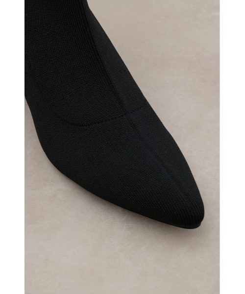 AZUL by moussy(アズールバイマウジー)の「ソックスブーツ(ブーツ・レディース・ブラック・LARGE/SMALL/MEDIUM)」の7枚目の写真