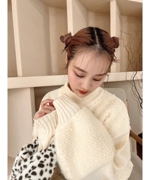 mix pattern knit（ニット/セーター）｜jumelle（ジュメロ）