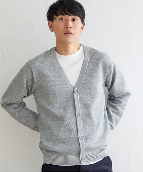 ikka(イッカ)の「【2点セット】GOKU楽ニットカーデインナーセット(ニット/セーター・メンズ・ベージュ/ネイビー/グレー・S/XL/M/L)」の19枚目の写真