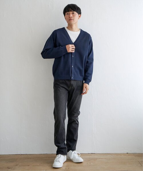 ikka(イッカ)の「【2点セット】GOKU楽ニットカーデインナーセット(ニット/セーター・メンズ・ベージュ/ネイビー/グレー・S/XL/M/L)」の22枚目の写真