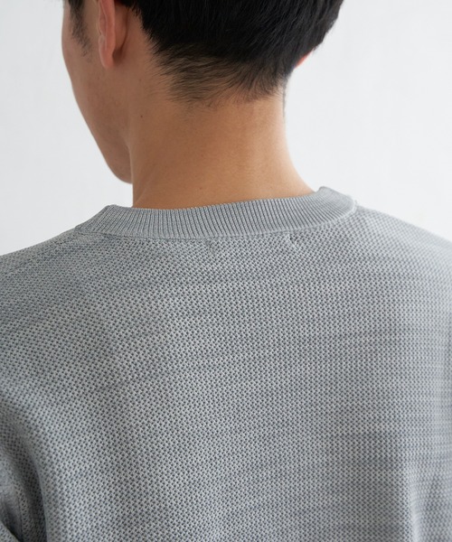 ikka(イッカ)の「【2点セット】GOKU楽ニットカーデインナーセット(ニット/セーター・メンズ・ベージュ/ネイビー/グレー・S/XL/M/L)」の8枚目の写真