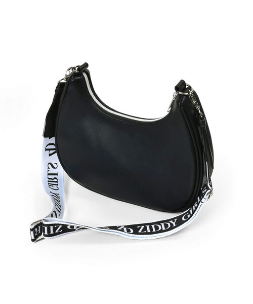 ZIDDY（ジディ）の「【 ニコ☆プチ 掲載 】ハーフムーンショルダーバッグ（ショルダーバッグ・キッズ・グレー/ブラック・FREE）」の4枚目の写真