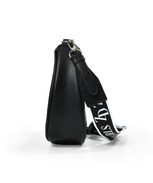 ZIDDY（ジディ）の「【 ニコ☆プチ 掲載 】ハーフムーンショルダーバッグ（ショルダーバッグ・キッズ・グレー/ブラック・FREE）」の5枚目の写真