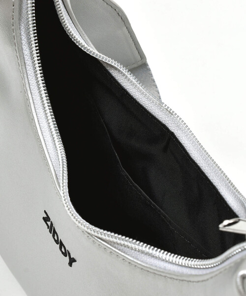 ZIDDY（ジディ）の「【 ニコ☆プチ 掲載 】ハーフムーンショルダーバッグ（ショルダーバッグ・キッズ・グレー/ブラック・FREE）」の18枚目の写真