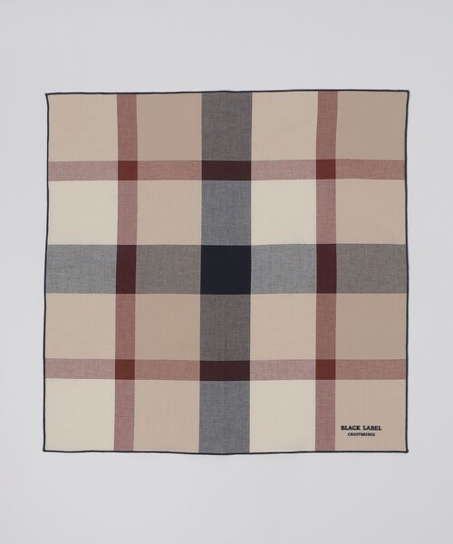 BLACK LABEL CRESTBRIDGE（ブラックレーベル・クレストブリッジ）の「クレストブリッジチェックハンカチーフ（ハンカチ/ハンドタオル・メンズ・ブラック/ベージュ系その他6/ネイビー/ベージュ系その他3/レッド系その他2・FREE）」の13枚目の写真
