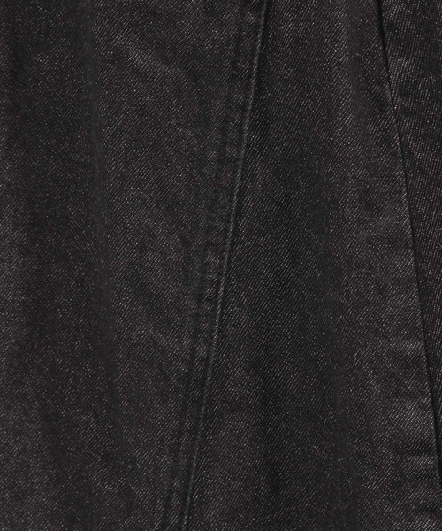 PAGEBOY(ページボーイ)の「サイドZIPデニムワンピース(ワンピース・レディース・ブラック/ブルー/ブラック系1・FREE)」の9枚目の写真